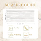Asee'm 12pcs Cheesecloth Table Runner 120 Inches Long Ivory Boho Gauze Cheese Cloth Runner 10FT Rustic Sheer Table Runners for Christmas Wedding Party Baby Shower Spring Easter Decoration