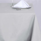 Efavormart 70" Square Linens Silver Wholesale Linens Polyester Square Linen Tablecloth for Wedding Banquet Party Restaurant