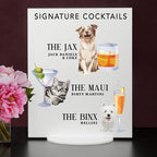 Pet Signature Drink Wedding Signs