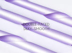 Lavender Satin Ribbon 1-1/2 Inch x 50 Yards Double-Faced Ribbons for Gift Wrapping Crafts Flower Bouquet Wedding Paper Bows Invitations