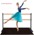 Marley Dance Floor- Ideal for Ballet, Jazz, Tap, and Party Dancing for All Ages- Non-Slip Dance Floor for Smooth Flooring - Ballet Floor for Home, Studio and Outdoor Dance Floor