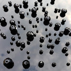 2-10mm Briolette Rondelle 810pcs Black Crystal Glass Beads Faceted Shape Crystal Spacer Beads for Bracelet Necklace Decorative Hand Jewelry Making (2/4/6/8/10mm Black)