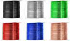 Mandala Crafts 13 Gauge Anodized Aluminum Craft Wire for Jewelry Making - 300 FT Colored Flexible Silver Copper True Blue Black Red Kelly Green Wire - Bendable for Bonsai Armature Crafting Sculpting