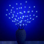 Led Branch Light Battery Operated Lighted Branches Vase Filler Willow Twig Lighted Branch 30 Inch 20 LED for Christmas Home Party Decoration Indoor Outdoor Use Pack of 2 Blue