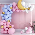 Asee'm 6.6FTx6.6FT White Wedding Arch Backdrop Stand Square Metal Rectangular Arch Frame for Ceremony Party Birthday Bridal Baby Shower Anniversary Arbor Balloon Decoration