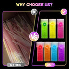 Ultra Bright Halloween Glow Sticks - 500PRO Party Pack with Connectors for Christmas, Neon Birthday and Holidays - Multicolor 8" Glow Sticks Necklaces Bulk