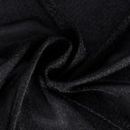 Black Fall Halloween Elegant Arch Draping Fabric Outdoor 1 Panel 29" × 20Ft Sheer Chiffon Curtain Drapes for Wedding Ceremony Birthday Party Garden Brunch