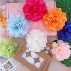 24 Pcs Floating Candles for Centerpieces and Floating Flowers Vase Fillers for Centerpieces White Artificial Flowers for Wedding Table Party Home Decoration