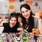 36 Sheets Halloween Stickers for Kids, Make Your Own Halloween Stickers, Halloween Party Games Stickers, Halloween Party Favors DIY Crafts Trick or Treat Party Supplies