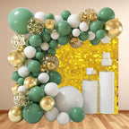 24PCS Gold Shimmer Wall Backdrop, Square Sequin Backdrops Panel, Glitter Wall Background for Birthdays, Weddings, Graduation, Engagements, Disco Bachelorette Party Decoration (4FTx6FT)