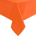 Hiasan Pumpkin Orange Rectangle Tablecloth - Waterproof Washable Polyester Fabric Table Cloth for Buffect Dining Birthday Party Wedding, 30 x 60 Inch