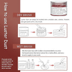 HomeHere Edible Luster Dust Food-Grade Glimmer Powder Glitter for Cake Decorating 7g, Edible Sprinkle Glitter for Cocktails Drinks Baking Candy Dessert Chocolate Vegan Tasteless, Burgundy