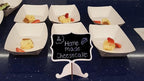 Reusable 20 Pcs Mini Chalkboard Signs with Easel Stand for Food Labels, Weddings, Birthday Parties, Message Board Signs and Event Decorations,Include 12 Colors Water-Based Chalks
