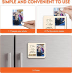 Magnetic Picture Frames - THANK YOU FOR BEING A PART OF OURS - Thank You Gift - Appreciation Decor - Encouragement Gifts for Women, Men - Magnetic Frames for Refrigerator, Locker & More