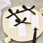 60pcs Name Cards for Table Setting, Place Cards, Wedding Place Cards.Wedding Name Tags.Present Tags with String Attached.and Reserved Signs for Wedding Seating (Black)