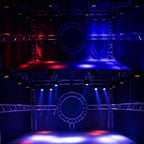SHEHDS Moving Head Light Beam Wash LED 12x12W RGBW 4in1 DJ Lights Lighting Professional 9/16 Channels DMX512 Sound Activated Strobe Effect Stage Lights for Christmas Events Night Clubs Disco KTV Bar