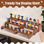 2 Sets, 6 Pieces Total, Wood Risers Display Stand, Cupcake Dessert Cake Stand, Wooden Cologne Perfume Stands, Wooden Riser for Kitchen Counter, Vendor Booth Display Items (Walnut Wood)