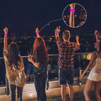 8 Pack LED Bracelets Light Up Wristbands,Glow Flashing Wristbands Glow in The Dark Party Supplies for Party, Festivals, Sports, Camping,Night Events (Pink)