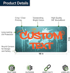 Custom Sign, Custom Street Sign, 11 Font Colors, 13 Font Styles, 4 Hole Options, 22 Sizes, 9x18 Inches, Rust Free DiBound, Fade Resistant, Made in USA by My Sign Center (Graffiti)
