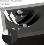 Black Paper Gift Bag 4 in Paper Box Small Square Bottom Paper Bags with Handles for Wedding Baby Shower Birthday Party (Black, 4 x 4 x 4 in, 10 CT)