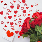 200 Pcs Red Heart Paper Confetti for Valentine's Day Wedding Baby Shower Birthday Party Table Decoration Supplies