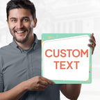 Custom Sign, Custom Street Sign, 11 Font Colors, 13 Font Styles, 4 Hole Options, 22 Sizes, 12x12 Inches, Rust Free DiBound, Fade Resistant, Made in USA by My Sign Center (Mid-Century Modern 2)