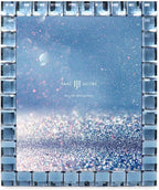 Isaac Jacobs Decorative Sparkling Navy Jewel Picture Frame, Photo Display & Home Décor (8x10, Navy)