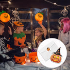 REWIDPARTY 15 Sets Halloween Invitations with Envelopes Stickers, Pumpkin Shaped Fill-in Invitation Cards, Birthday Baby Shower Party Invites, Funny Halloween Thanksgiving Party Supplies Decoration