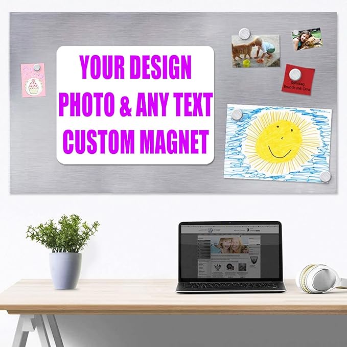 KETABAO – 15" Star Custom Refrigerator and Car Photo Magnets - Personalize with Photos of Your Home, Office and Vehicle