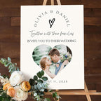 Custom Printable Wedding Welcome Sign for Bridal Party, Engagement, Personalized Welcome to our Weddings Poster with Photo, Canvas, Reception Plaque for Bride Groom, Celebration Decor
