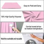 5x7FT Pink Backdrop for Screen Photography, High-end Polyester Photo Background for Photoshoot, Party, Video