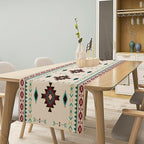 Aztec Table Runner Southwestern Native Vintage Geometric Pattern Table Runner Retro Country Table Dinner Decoration 13x108 Inch