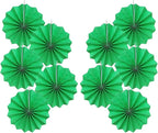 Green Party Decorations,Green Paper Decorations for Party,Tennis Party Decorations Party Paper Fans Bulk 8in,Graduation Decoration Classroom Decor,St Patrick's Day Decortions 30 Color DIY Set （Green）