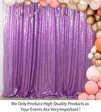 ShiDianYi Sequin Backdrop Lavender 2 Panels 4Ft x 10Ft | Add Shimmer and Shine to Your Photography, Baby Shower, and Wedding Decor