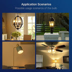 FLSNT 60W Equivalent LED Chandelier Light Bulbs, Dimmable LED B11 E12 Candelabra Base Bulbs, 3500K Natural White, 550LM, 24 Pack UL,CA65 Listed.
