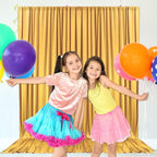 10ft x 10ft Khaki Backdrop Curtains for Parties, Fabric Satin Background Curtain with Rod Pockets for Weddings, Birthday, Baby Shower, Photography, Graduation Party Backdrop Drapes, 2 Panels