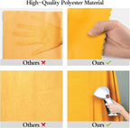 10x20FT Large Yellow Screen Backdrop Solid Color Screen Photo Backdrop Video Recording Curtain Party Decor Photography Studio Props