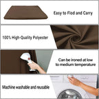 5x7FT Brown Screen Backdrops for Photography,High Density, Wrinkle Resistant, Photo Video Studio, Party, Events,Home Decor