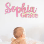 Custom Wooden Name Sign - Baby Name Sign - Nursery Name Sign - Personalized Name Sign - Family Name Sign - Last Name Signs For Home - Wedding Birthday Event Play Room
