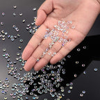 10000 Clear Wedding Table Scatter Crystals Acrylic Diamonds Rhinestones for Table Centerpiece Decorations Bridal Shower Decorations Vase Beads(4.5 mm,Crystal AB)