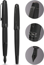 Cross Bailey Refillable Fountain Presented in a Premium Gift Box - Medium Point, Black Ink, Matte Black