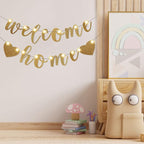 TaoBary 167 Pcs DIY Banner Kit Happy Birthday Glitter Banner Customizable Glitter Make Your Own Kit 162 Letters Symbols and Numbers 3 Rope for Birthday Halloween Wedding Christmas(Champagne Gold)