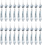 H&D HYALINE & DORA 20PCS 55mm Clear Chandelier Icicle Crystal Prisms Lamp Decoration