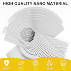 Polymer Material Reusable Napkin Band, Glue-Free Tear-Proof Water Resistant Oil-Proof Napkin Bands Set of 100(Front Silver Rose and Back Silver Color), 6 Adjustable Sizes Napkin Rings