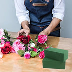 FOIMAS 5pcs Floral Foam Bricks,Green Florist Block for Fresh Artificial Flower Arrangement Craft Supply Wedding