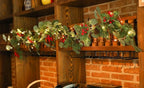 6.3FT Christmas 108 Branch Tips Artificial Cedar Garland, Anna's Whimsy Artificial Pine Cypress Greenery Garland, Christmas Decorations Indoor Outdoor Decor Winter Garlands