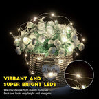 Brightown 24 Pack LED Fairy Lights Battery Operated 7 ft 20 LED String Light Waterproof Silver Wire Firefly Starry Lights for Crafts Wedding Party Bedroom (White)