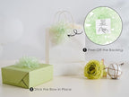 HUIHUANG Curly Bows for Gift Wrapping Sage Green Gift Bows 5 inch x 8 Counts Self-Adhesive Curly Ribbon Bow for Presents, Treat Bags, Baby Shower Favors, Wrapping Accessories, Party Decor
