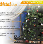 Custom address sign, Custom Signs Outdoor, Personalized Address Plaques for house numbers,House Address Numbers Metal Sign,Name Signs,Family Name Sign