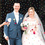 MARFOREVER Rainbow Star Confetti, Glitter Star Confetti Birthday Scatter Table Centerpiece Metallic Sequin Sprinkles Stars for Baby Shower Wedding Christmas Valentine Party Decorations